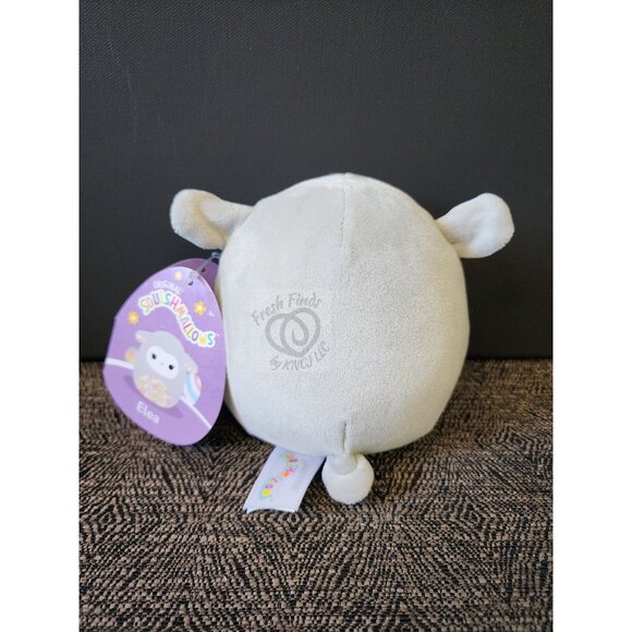 Squishmallows Elea the Lamb with Flower Belly 5 Inch - Picture 3 of 3